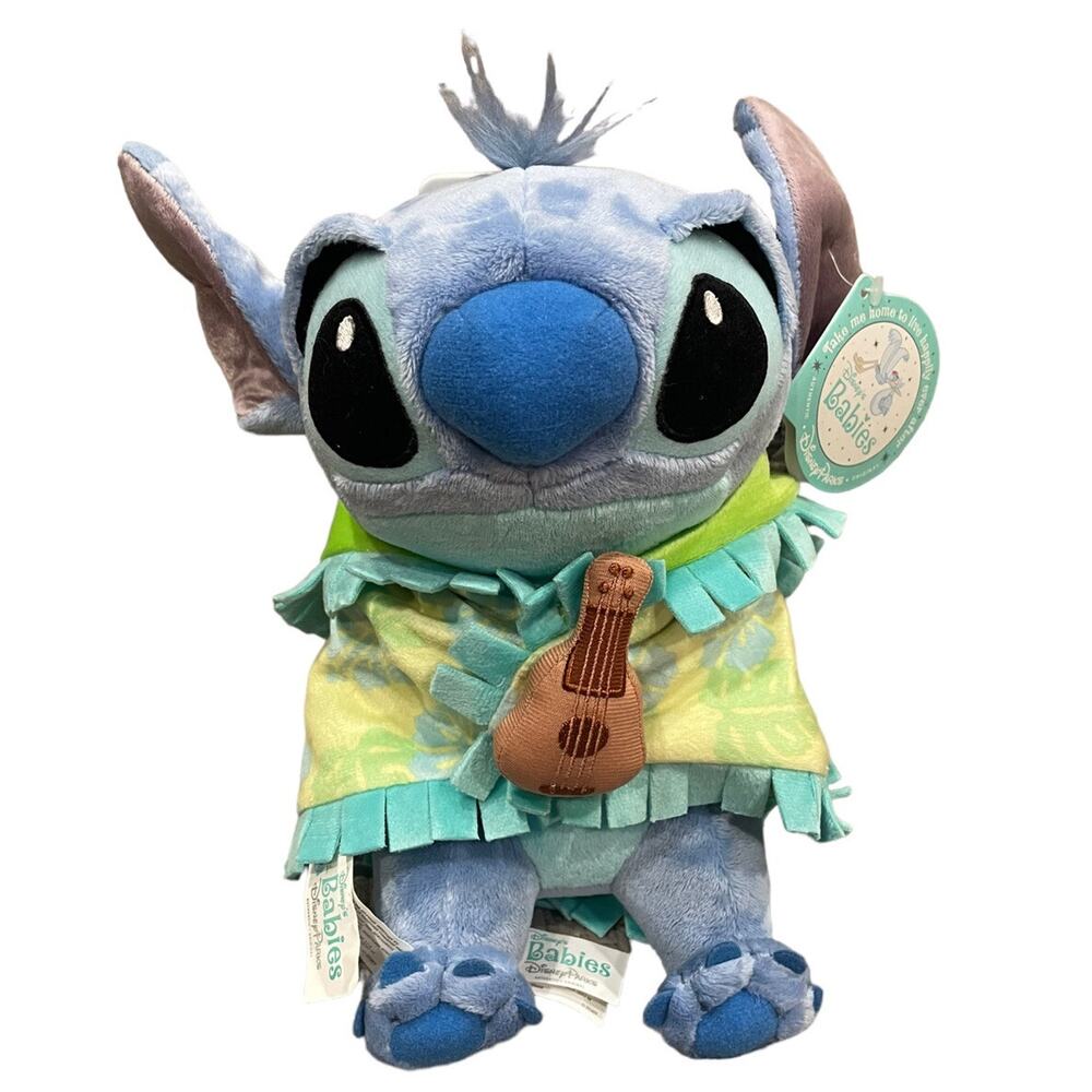 NWT Disney Babies Stitch Plush With Baby Blanket Stuffed Animal Disney Parks